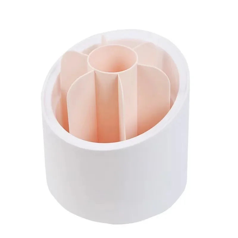 360° Rotating Makeup Brush Storage Box