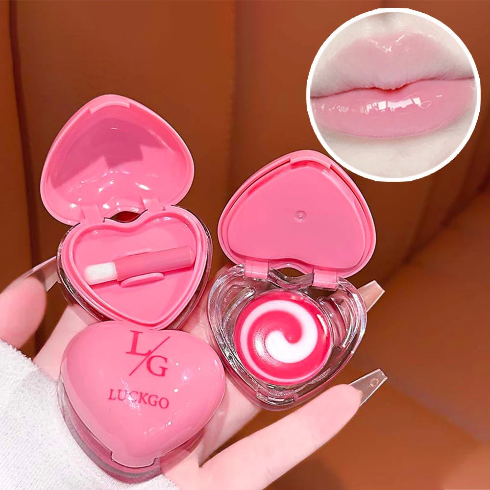 Dual-Color LoveHeart Lip Mask