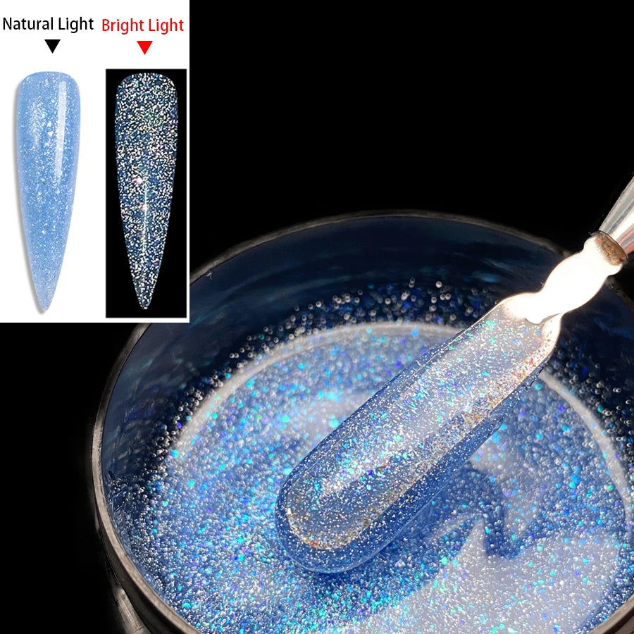 Glitter Milky Hard Builder Gel