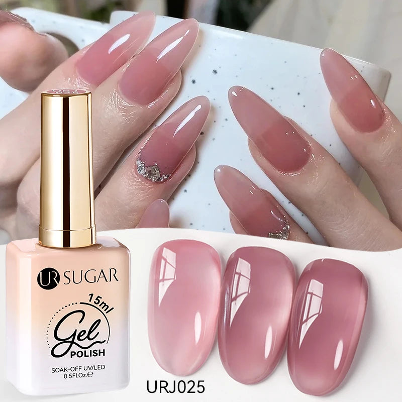 Jelly Milky White Translucent UV Gel Polish