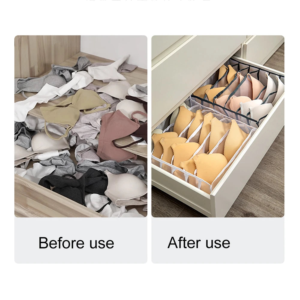 Drawer Divider Underwear Socks Panty Storage Boxes