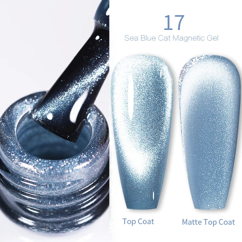 Sparkling Magnetic Cat Eye Gel Polish