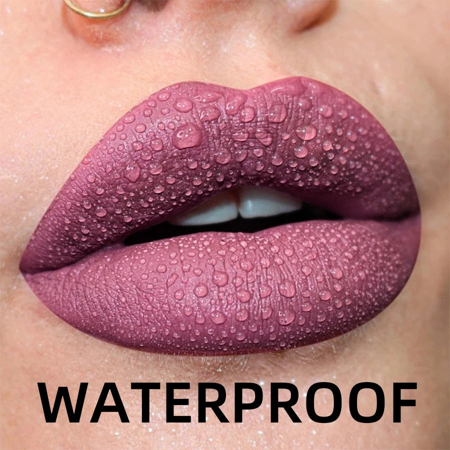 19-Color Matte Velvet Lip Gloss Collection