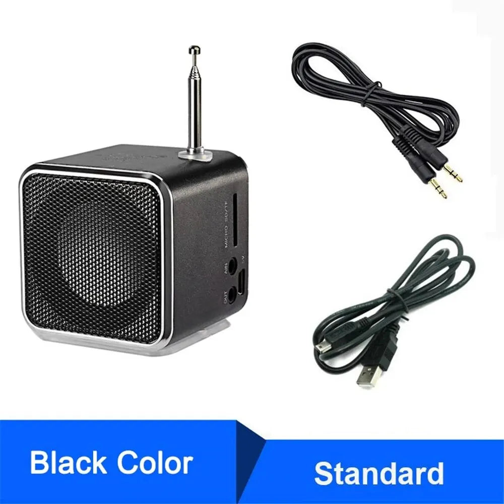 Portable Rechargeable FM Radio Mini Bluetooth Speaker