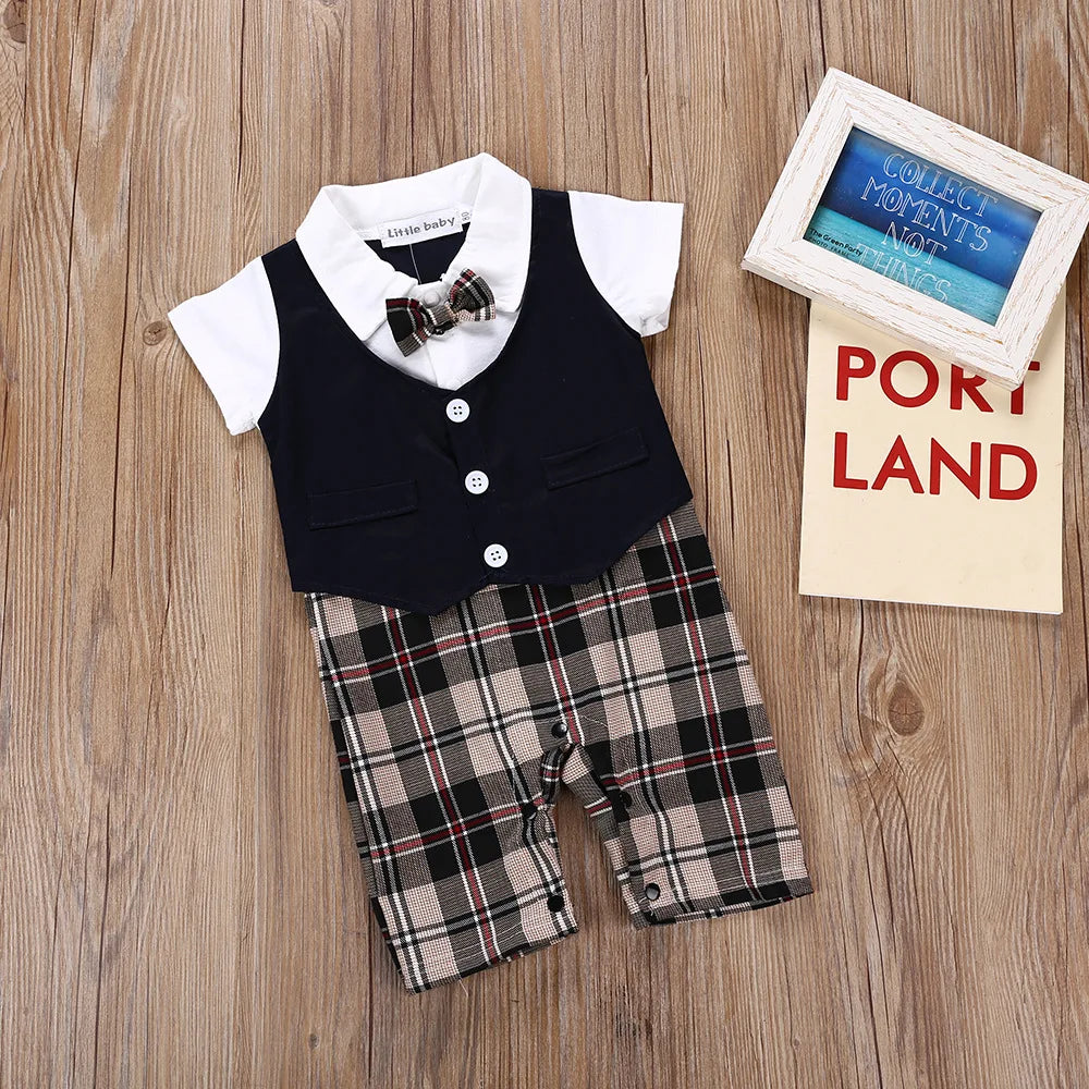 Baby Boy Gentleman Romper