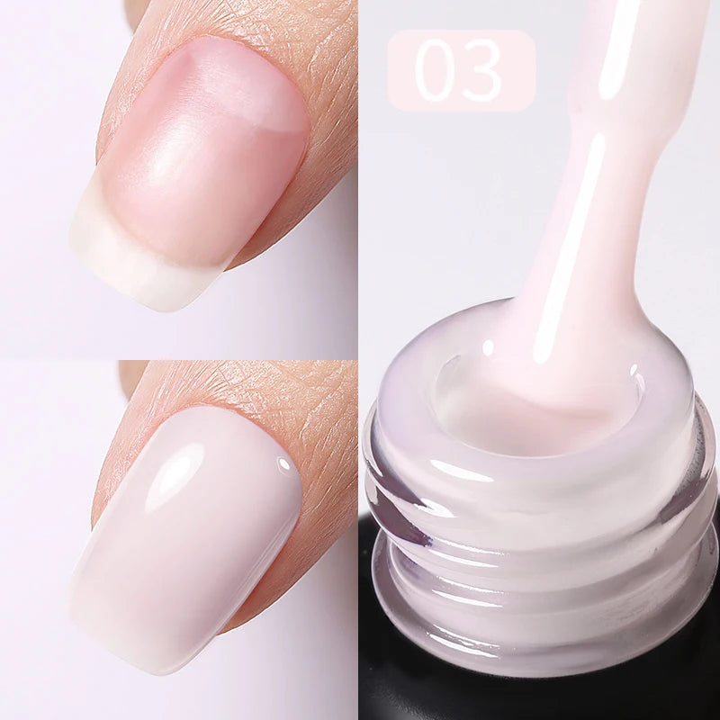 Milky Pink Rubber Base Gel Nail Polish