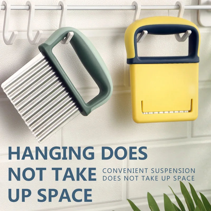 Late-Model Corrugated Potato and Vegetable Slicer with Wavy Blade