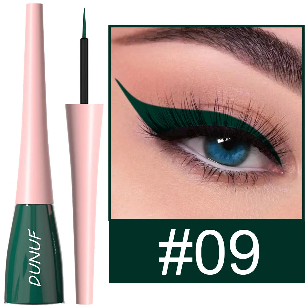 Matte Dark Green Waterproof Liquid Eyeliner