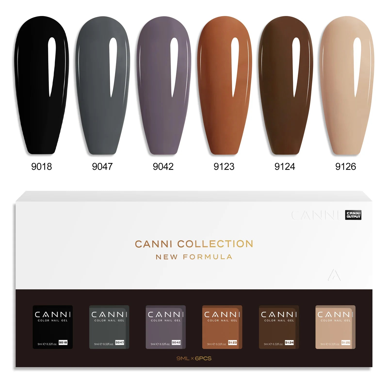 HEMA Free 9ml Nail Gel Polish Kit