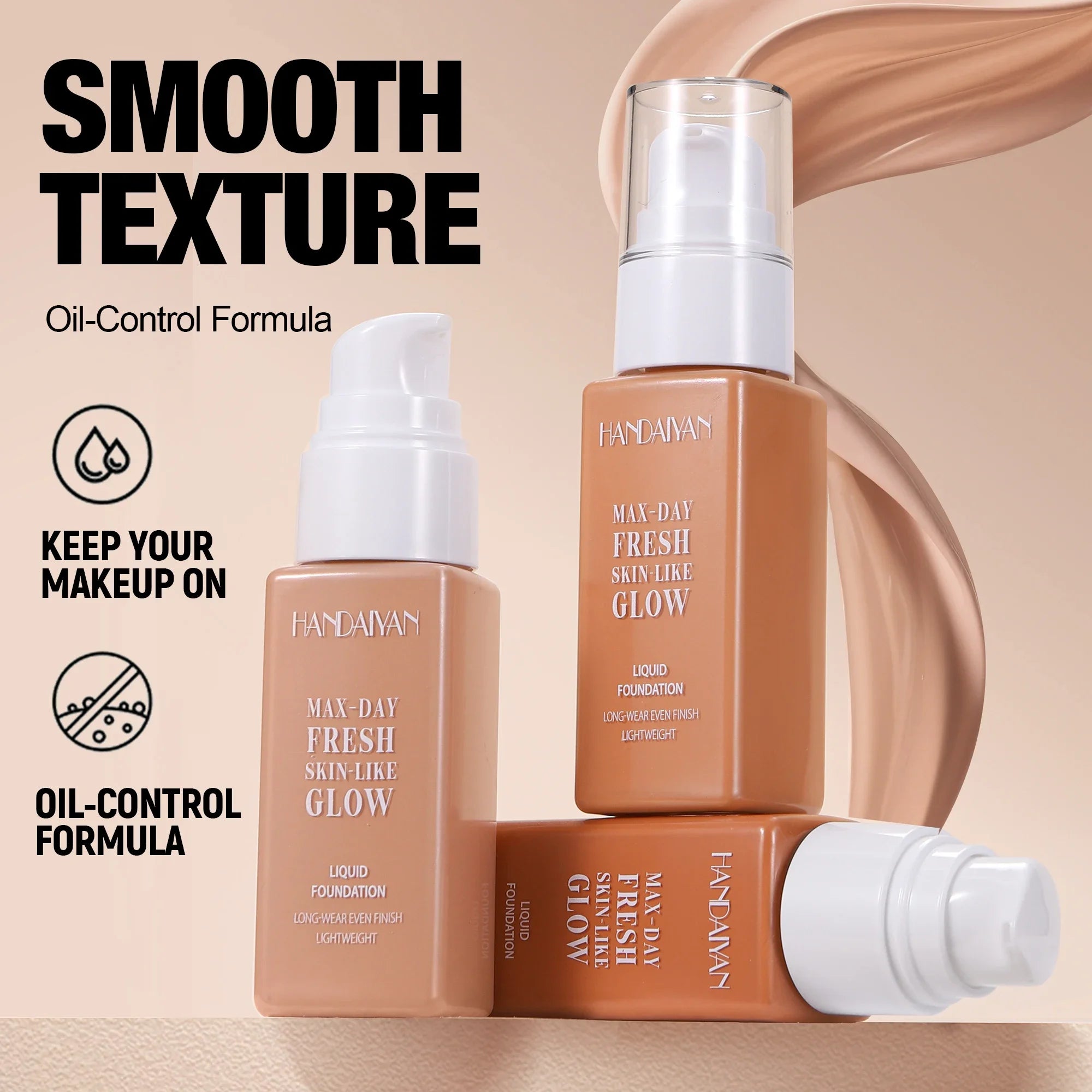 Long-Lasting Liquid Foundation