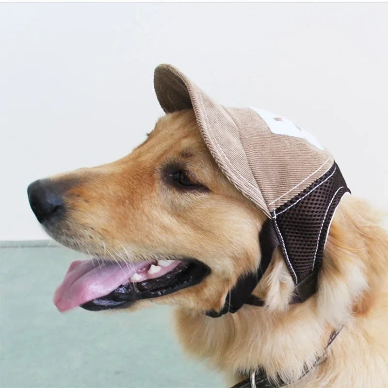 Breathable Cotton Dog Sun Hat