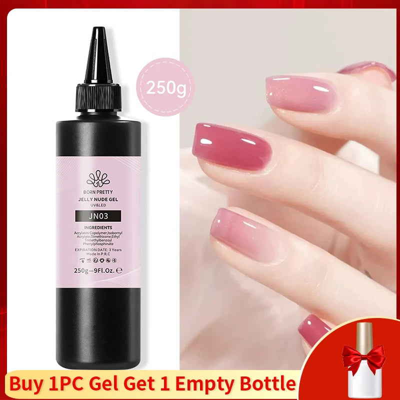 250g Super Top Coat Gel Nail Polish Set