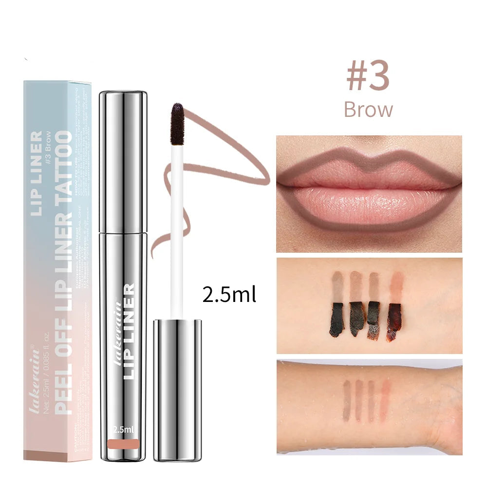 Waterproof Peel-Off Lip Tint and Liner