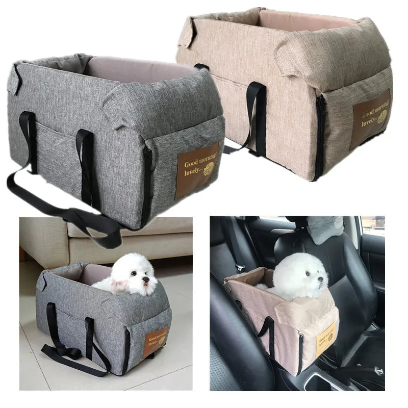 Portable Dog Car Seat Bed Carrier Safety Travel Bag