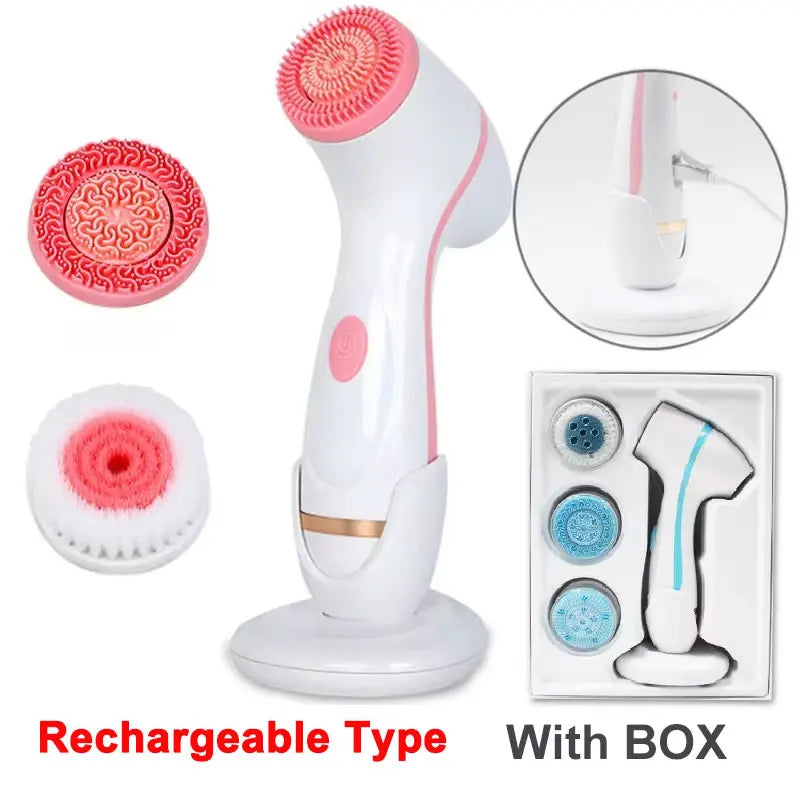 3-in-1 Sonic Facial Cleansing Brush
