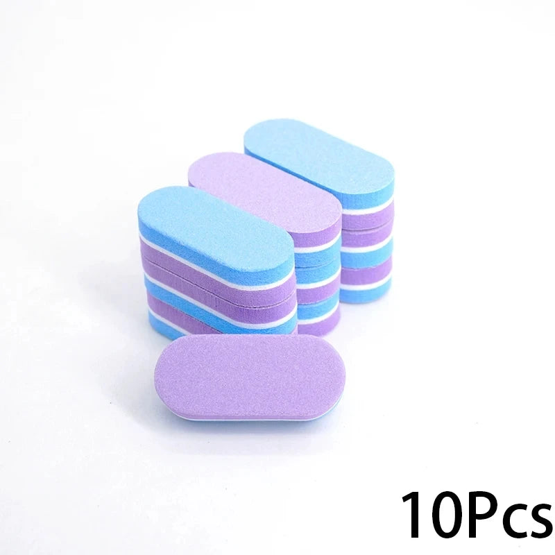 Mini Double-Color Nail Buffer Sponge Blocks