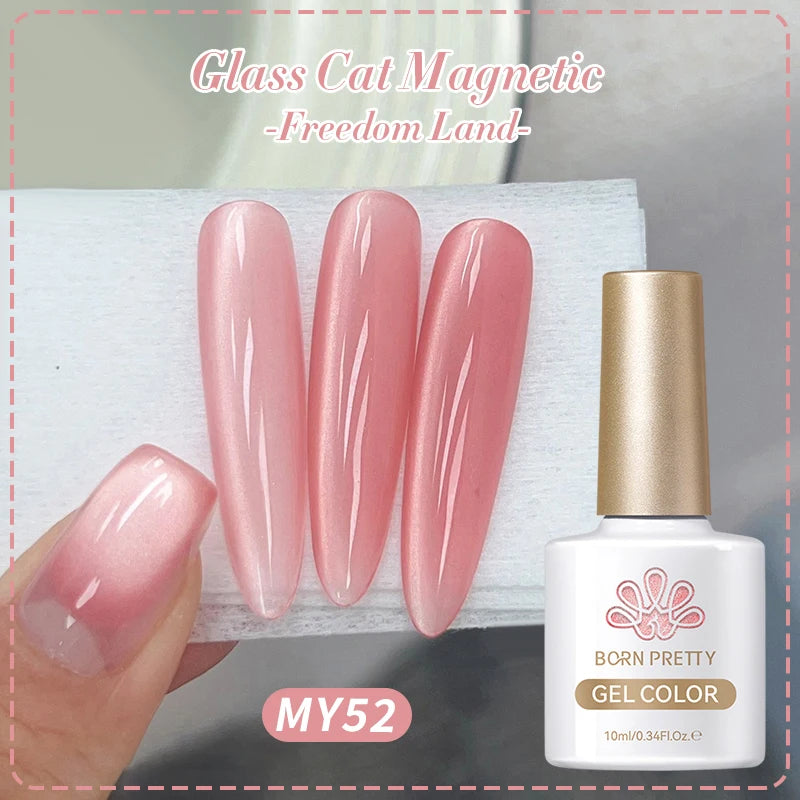 Pink Magnetic Cat Eye Jelly Gel Polish