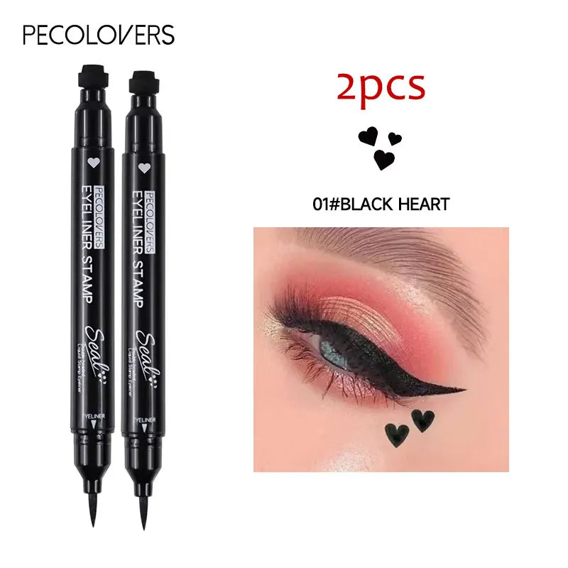 2-in-1 Star & Moon Stamp Liquid Eyeliner Pen