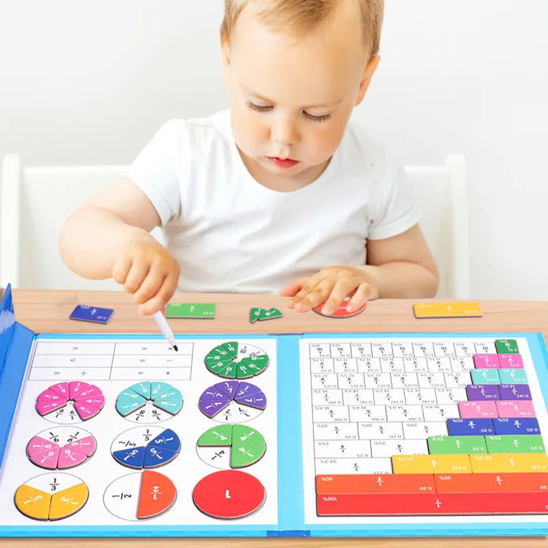Magnetic Fraction Learning Toy