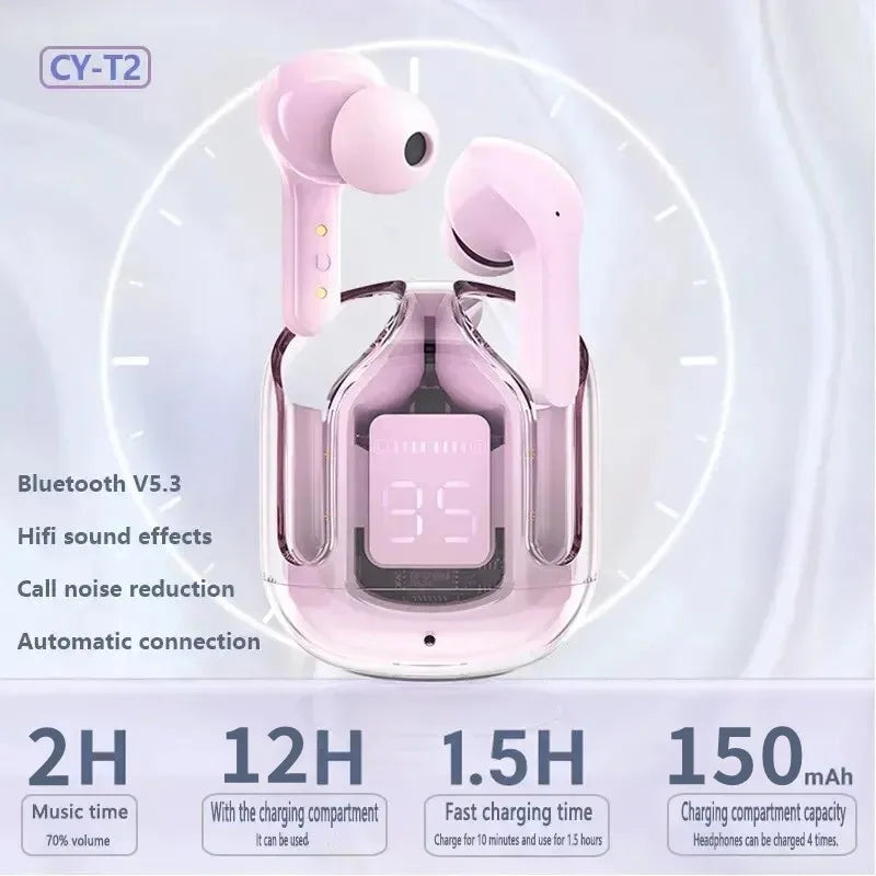 T2 Transparent Bluetooth Earphones