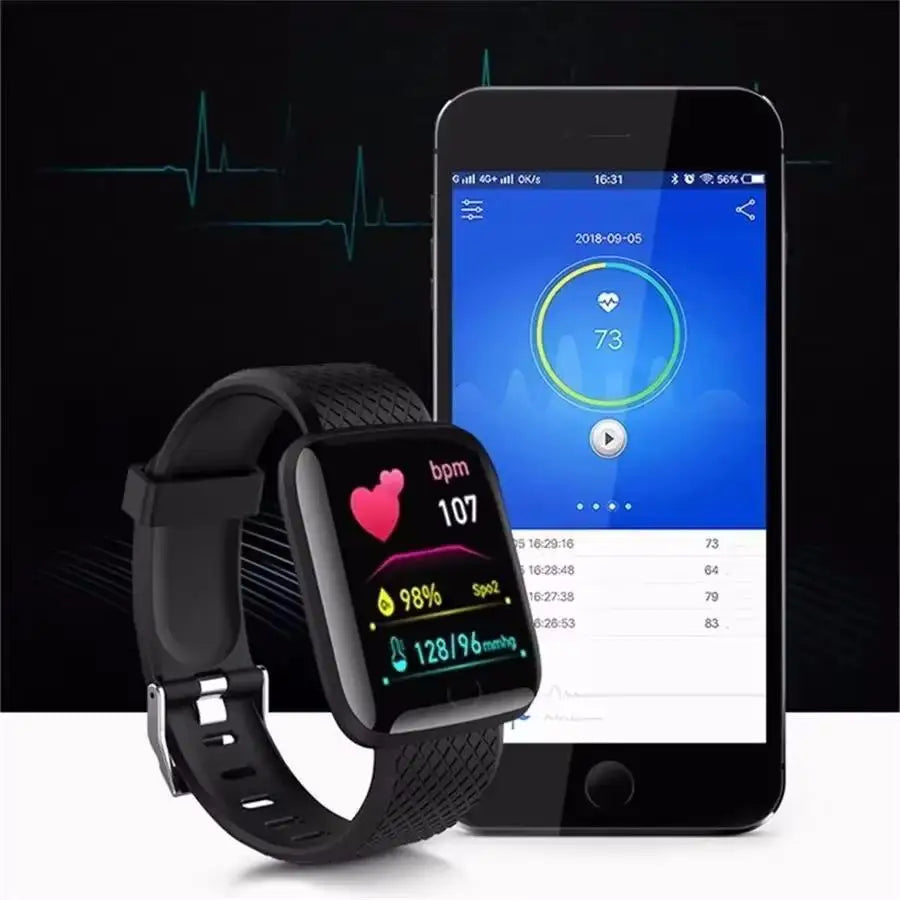 Smart Fitness Watch Bluetooth Music