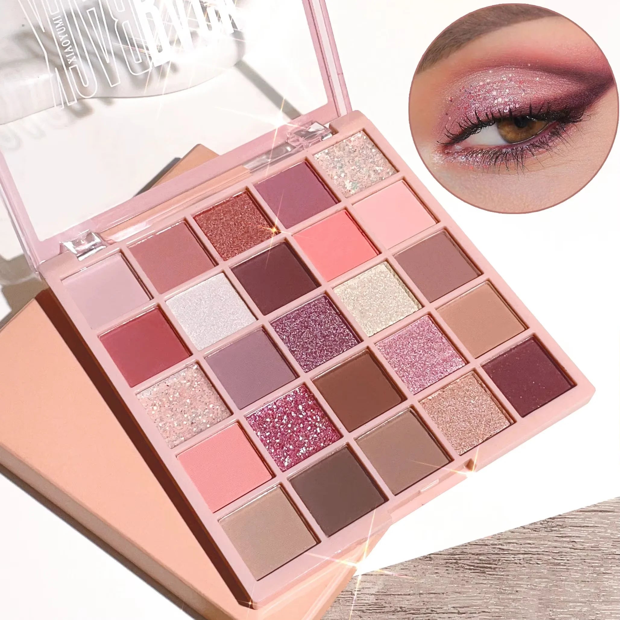 25-Color Oatmeal Milk Tea Eyeshadow Palette