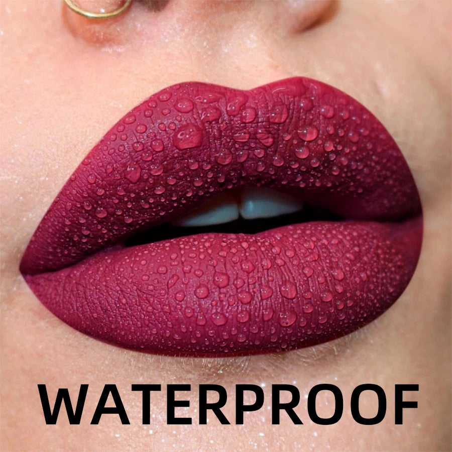 19-Color Matte Velvet Lip Gloss Collection