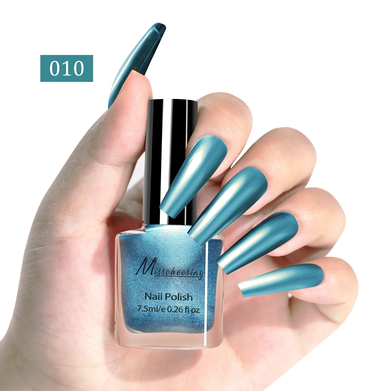 12-Color Mirror Gel Polish Set