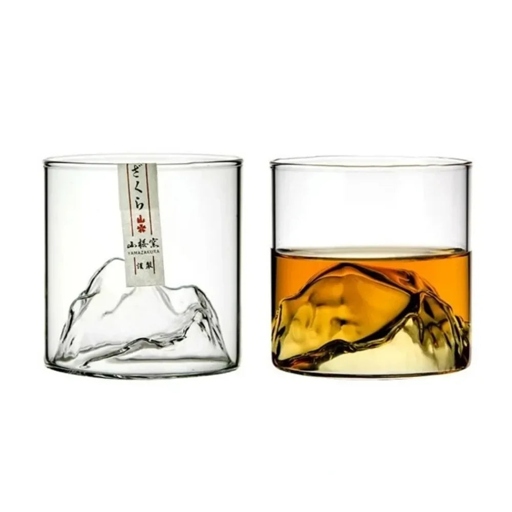Mountain Crystal Whiskey Glass Set