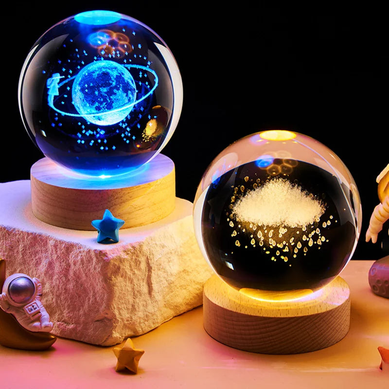 Cosmos Crystal Ball Night Light