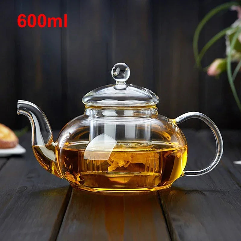 Heat-Resistant Glass Teapot Set