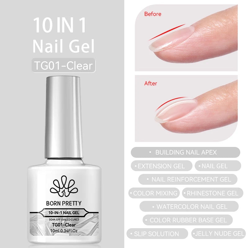 Super Top Coat and Base Gel Nail Polish Set