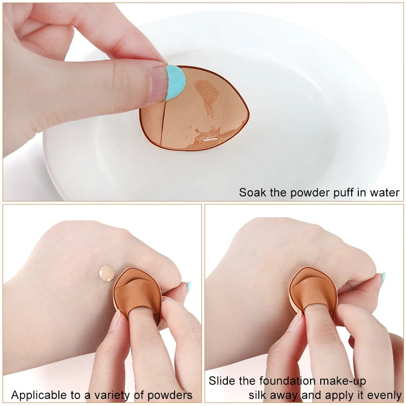 Mini Finger Puff Makeup Sponge Set