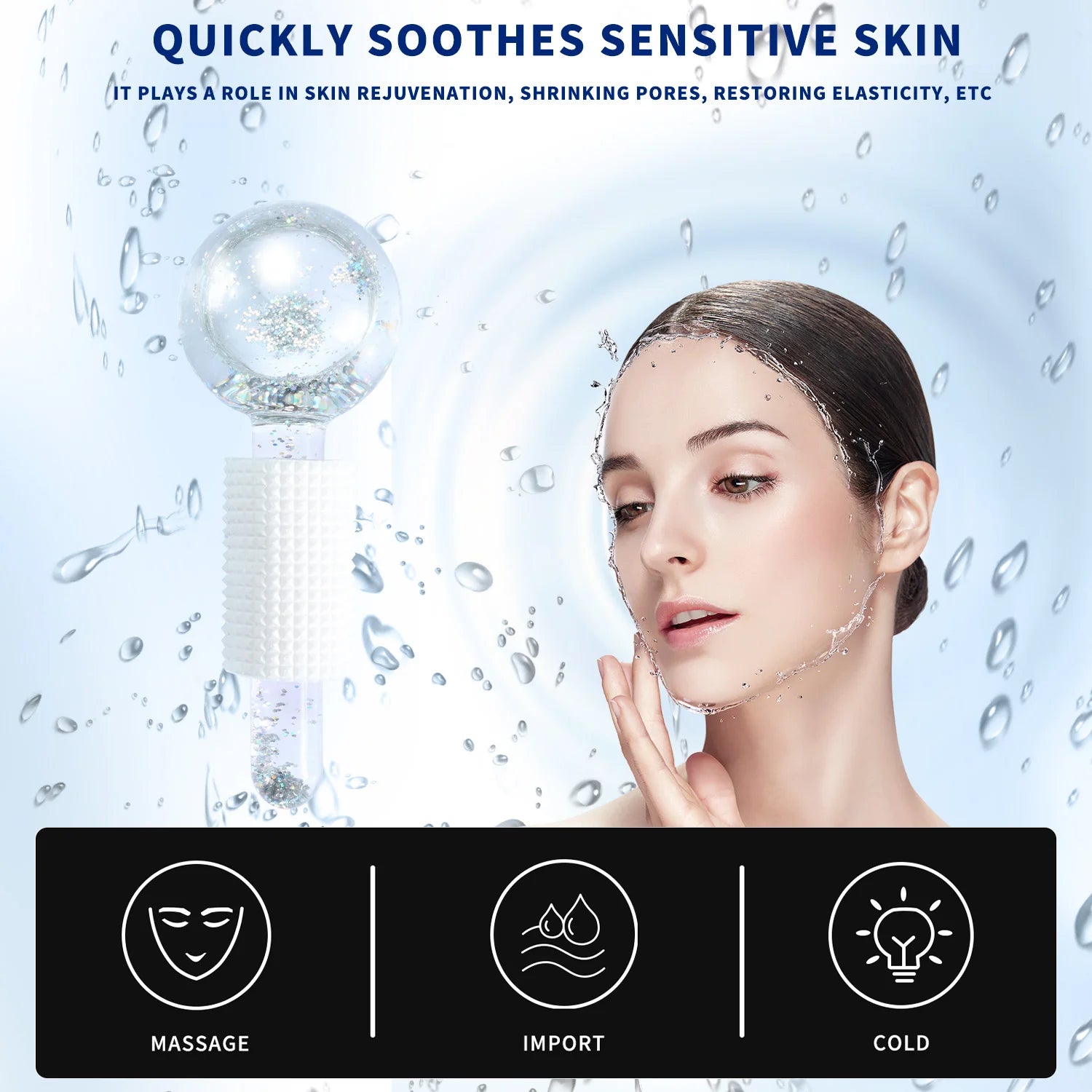 Crystal Ice Facial Massage Ball
