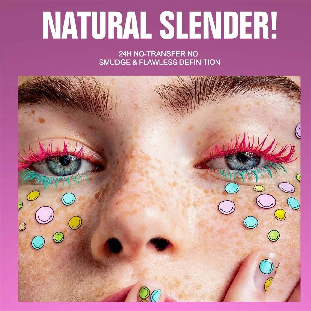 10-Color Waterproof Volumizing Mascara