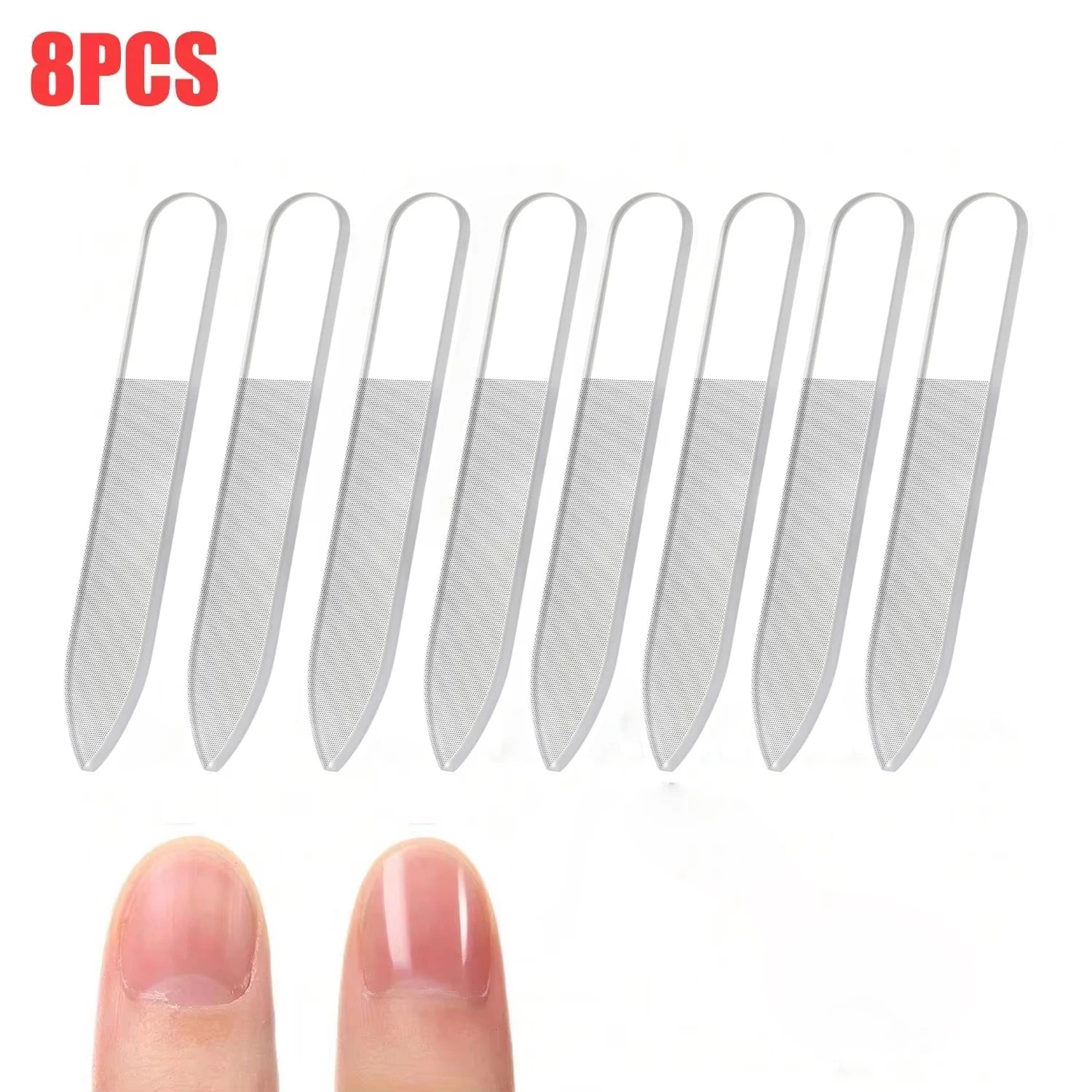 8-Piece Nano Glass Nail File Set