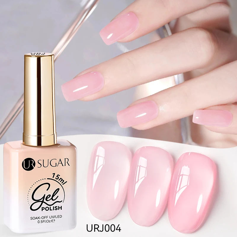 Jelly Milky White Translucent UV Gel Polish