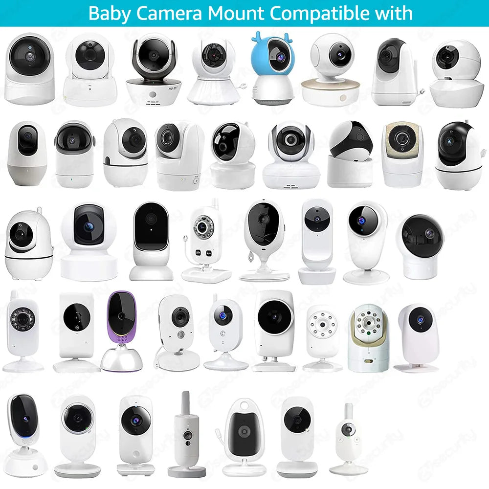 Flexible White Baby Monitor Holder