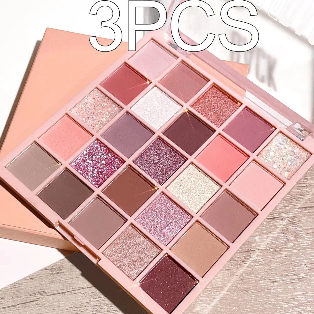 25-Color Oatmeal Milk Tea Eyeshadow Palette