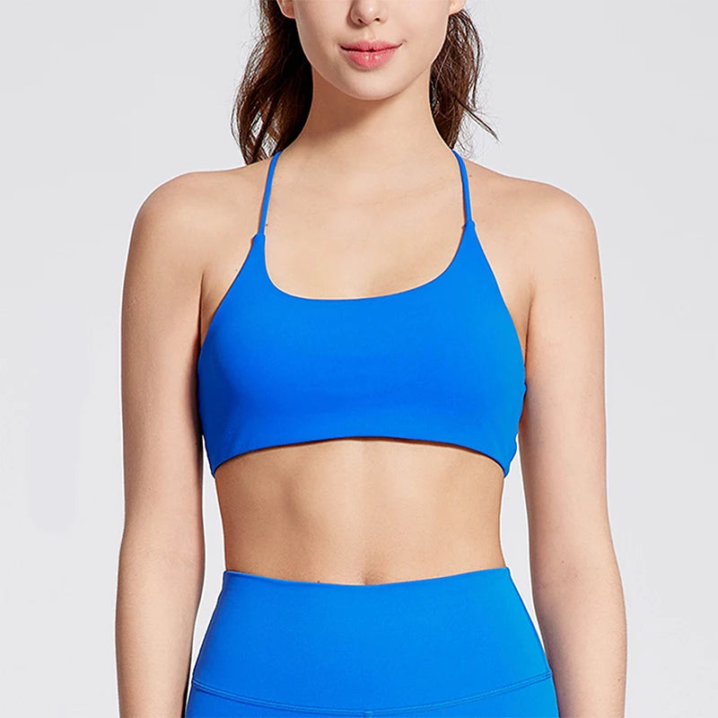 Cross Back Yoga Bra