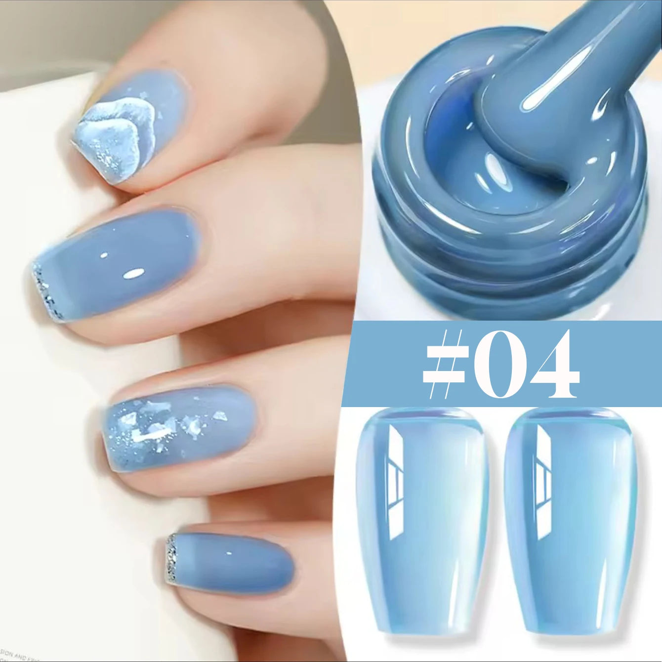 Jelly Nude Translucent Gel Polish Set