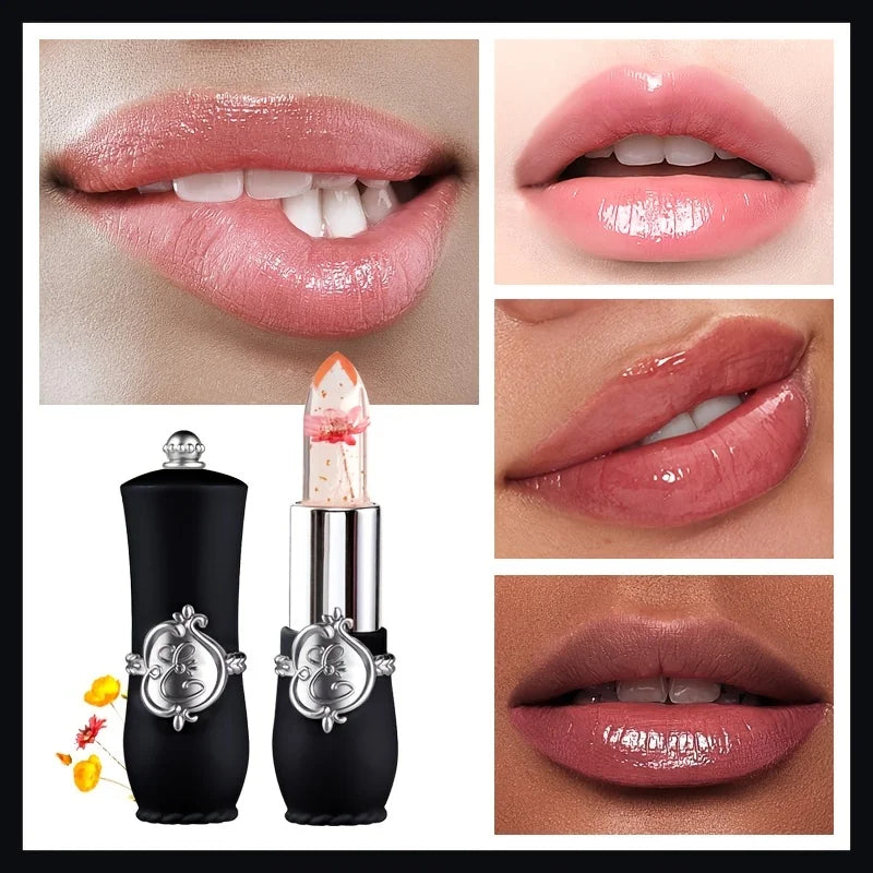 Color-Changing Flower Jelly Lipstick Set