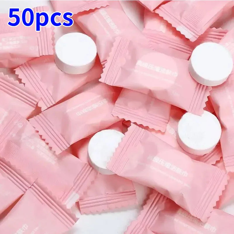 Portable Disposable Compressed Towels