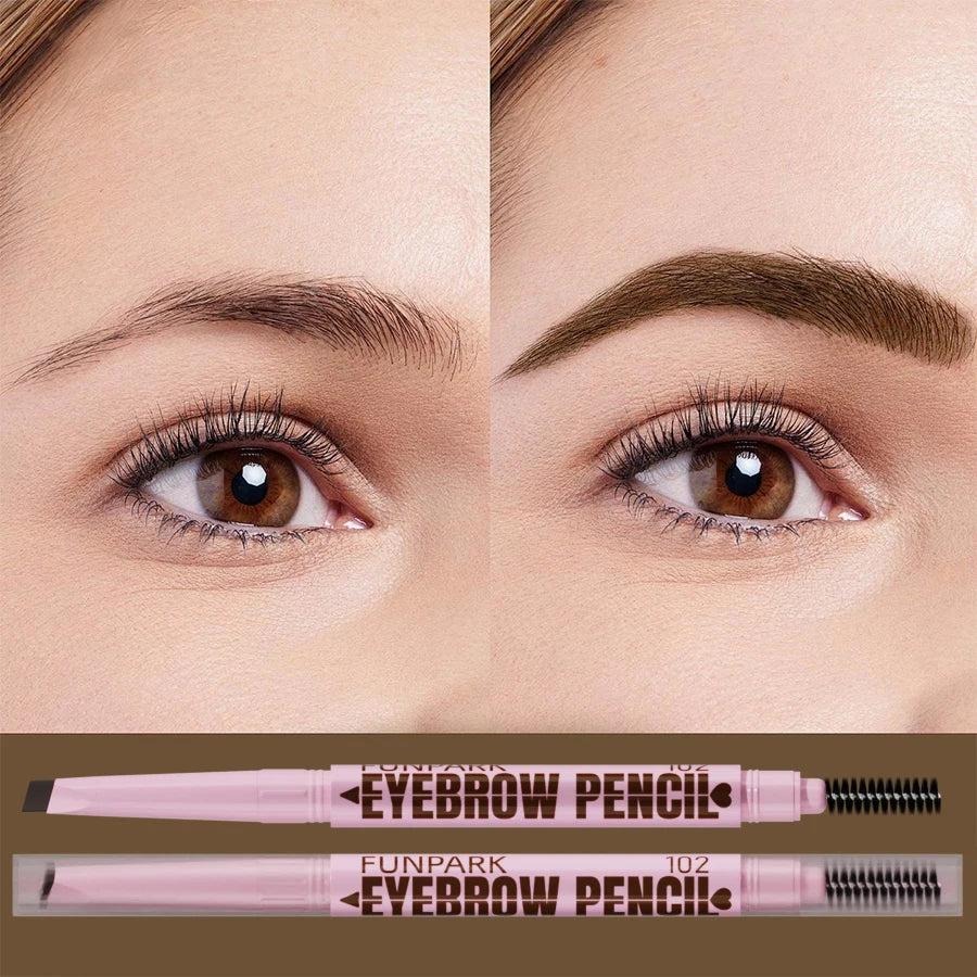 2-in-1 Waterproof Eyebrow Pencil and Tattoo Brus
