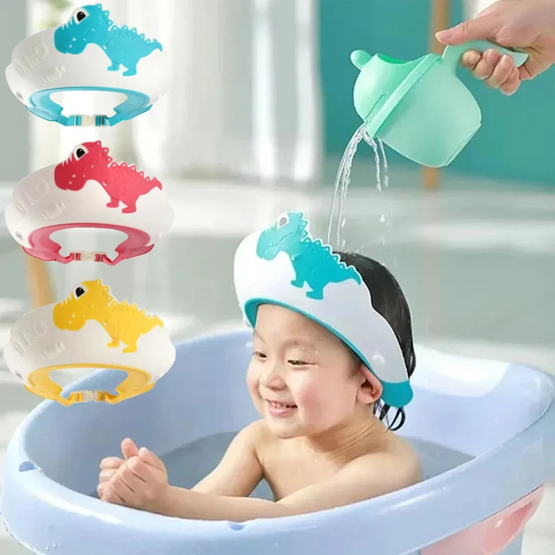 Silicone Baby Bath Cap & Shampoo Cup