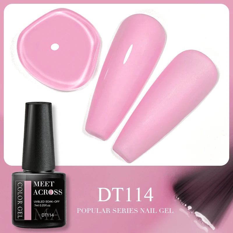 5ml Pink Dried Flower Gel Nail Polish
