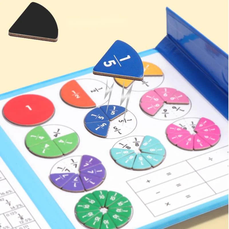 Magnetic Fraction Learning Toy