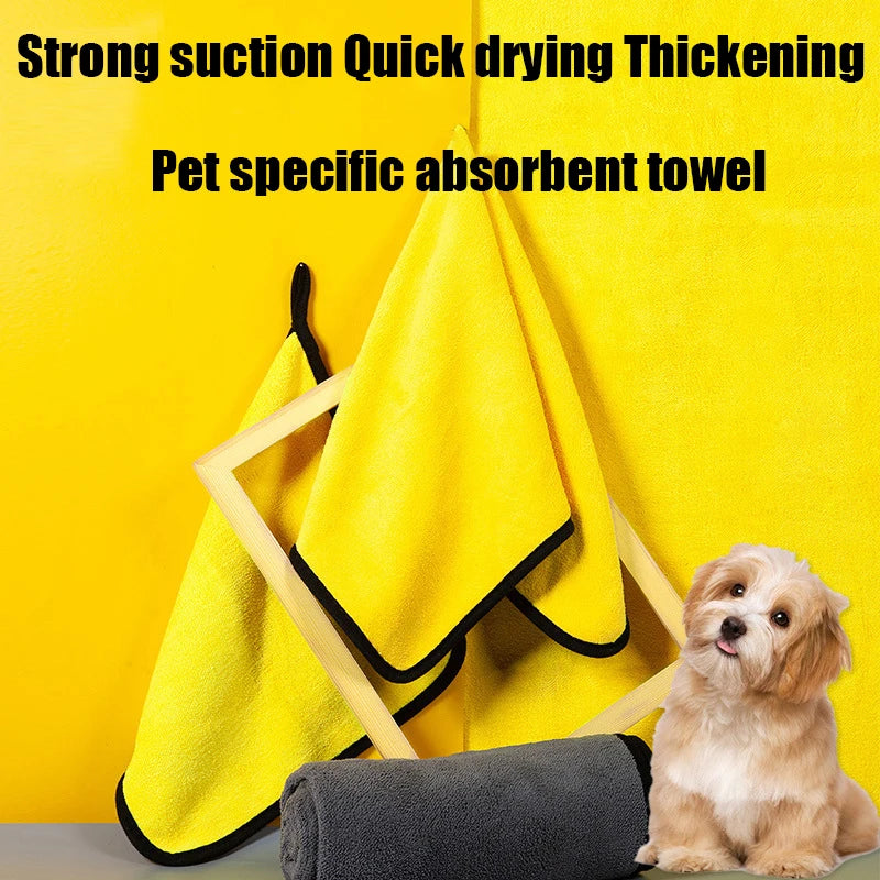Quick-Dry Absorbent Pet Bath Towel