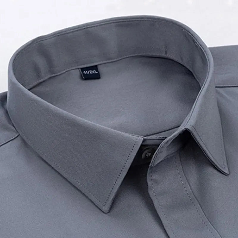Men’s Solid Color Long Sleeve Shirt