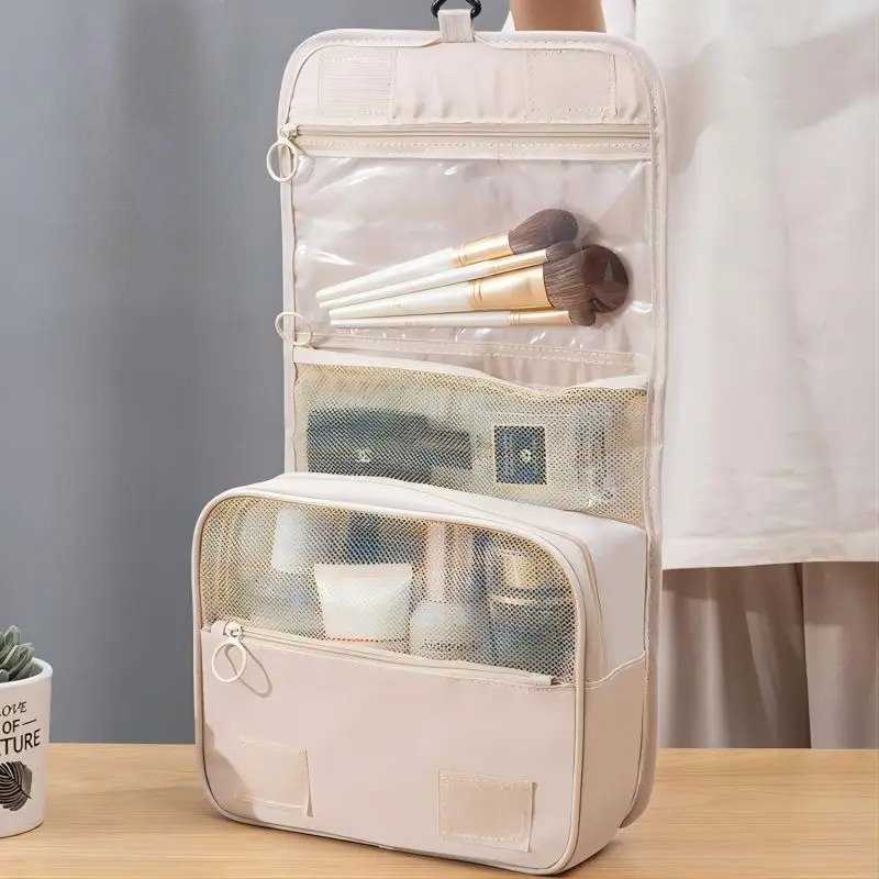 Women’s Multi-Functional Portable Hanging Travel Toiletry and Makeup Bag